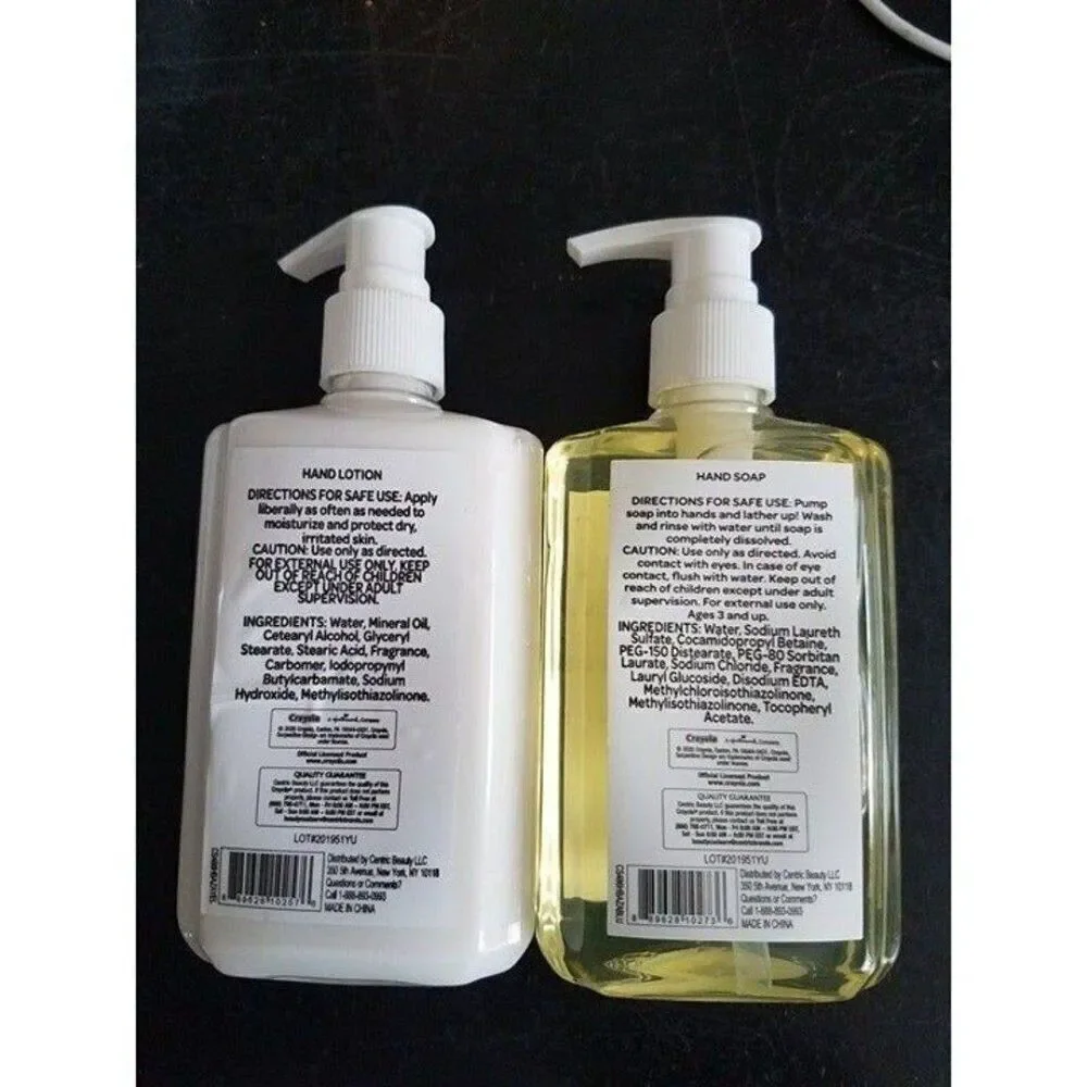 Crayola Kids Hand Wash Blueberry Scent & Lotion Lemon Scent Set